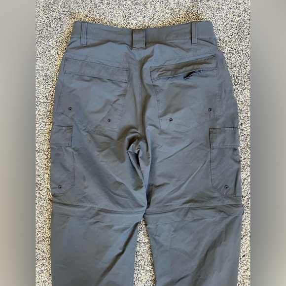 World Wide Sportsman Men's Gray Convertible Cargo Pants 33x30 - Picture 5 of 7
